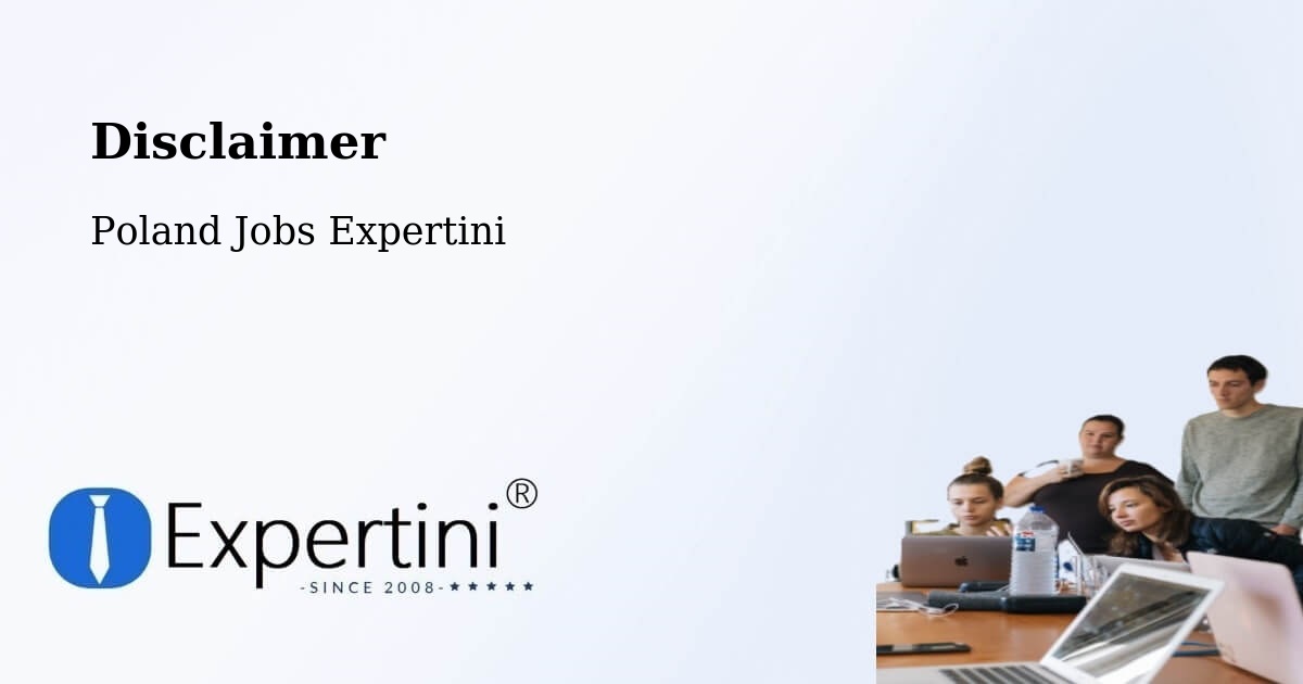 Disclaimer – Boćki - Poland Jobs Expertini